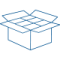 Icono de empaquetadoras de cajas