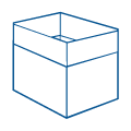 Icono de montador de cajas